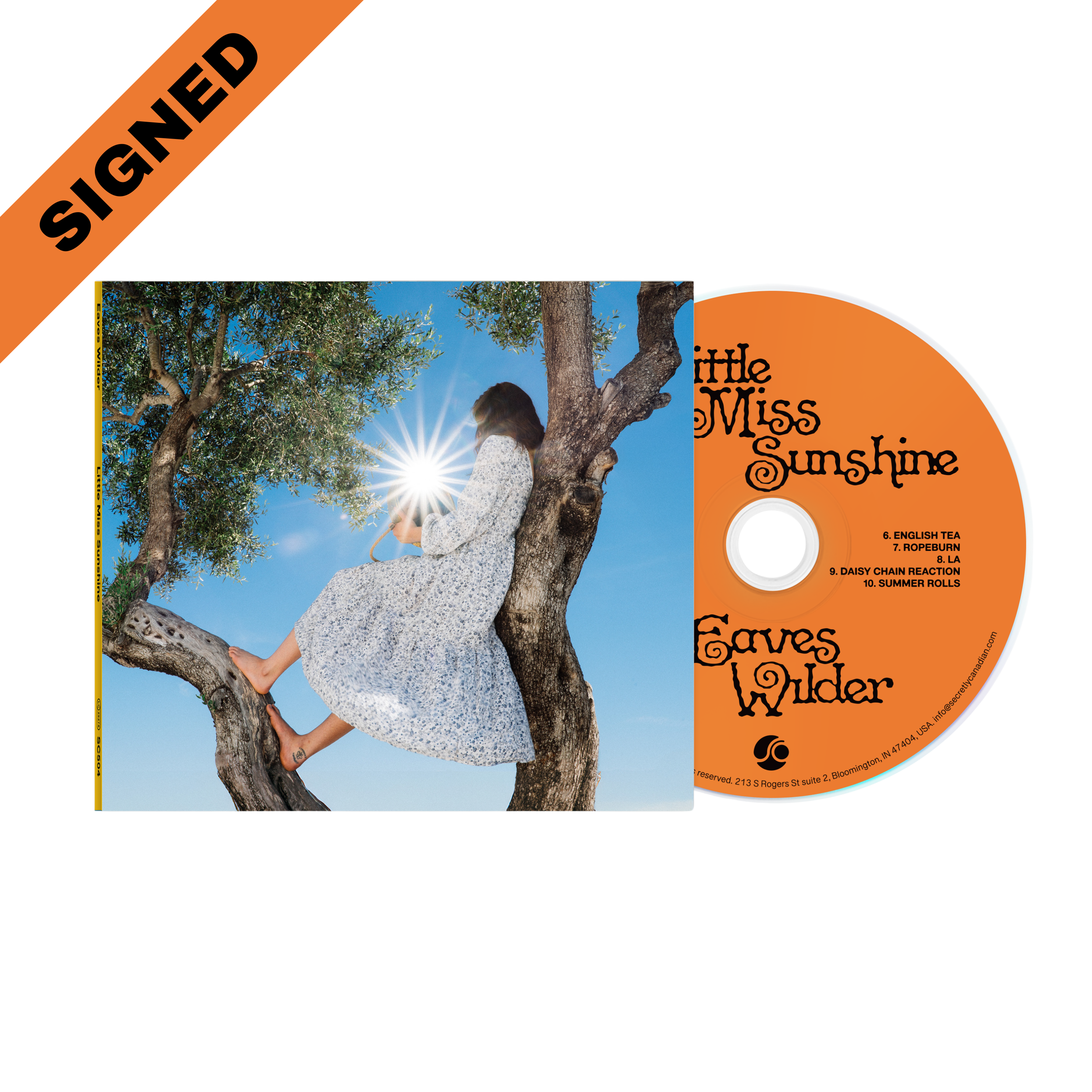 SIGNED Little Miss Sunshine CD | Eaves Wilder Official Store – 100%