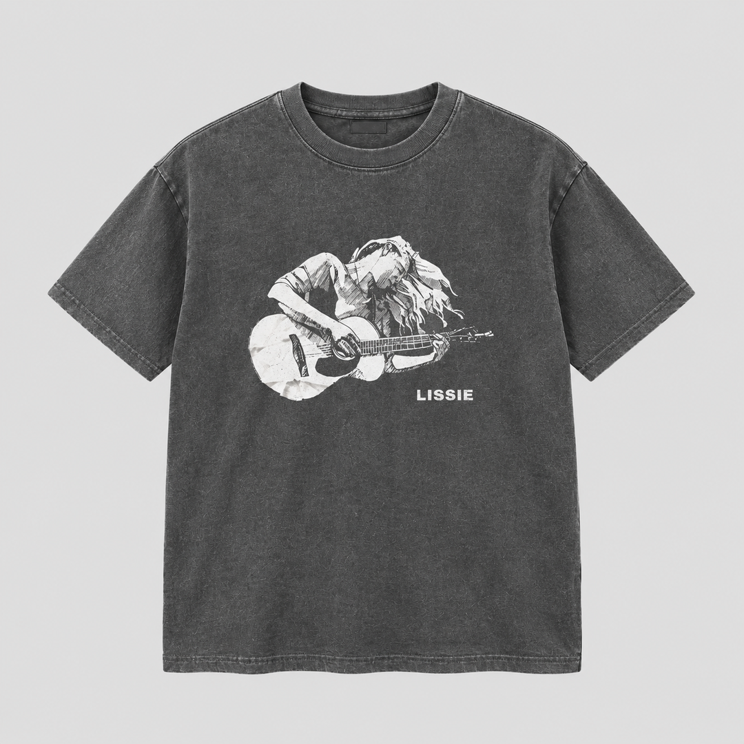 Lissie Live Ash Black Tee