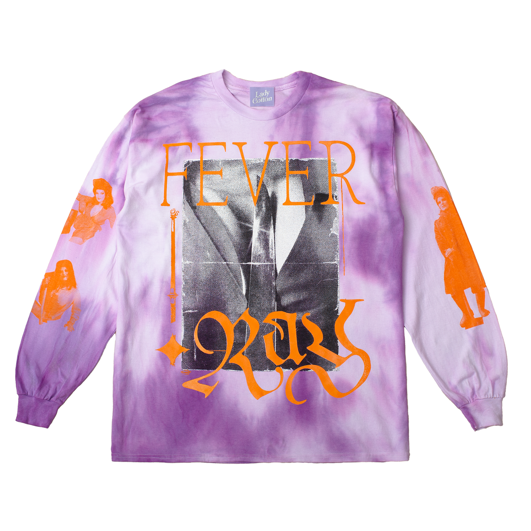 Demona Lisa Crushed Grapes Tie Dye Long Sleeve