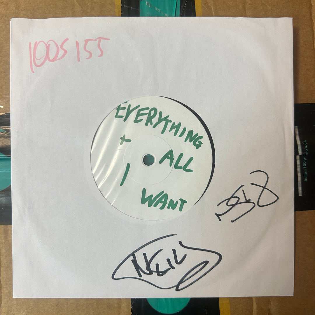 Test Pressing - Stone Foundation - Everything & All I Want - 7" (Signed)