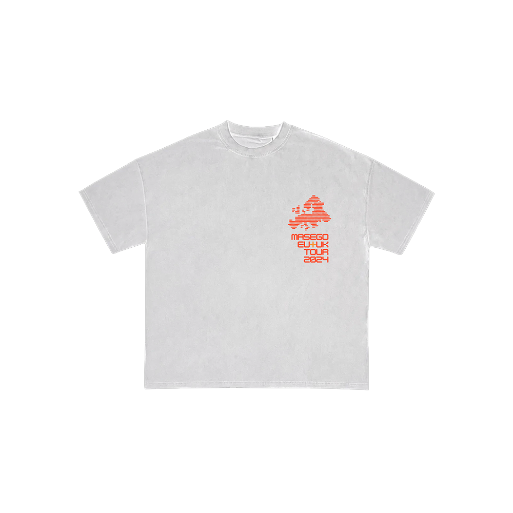 White Tour T-shirt (Saxophone Graphic)