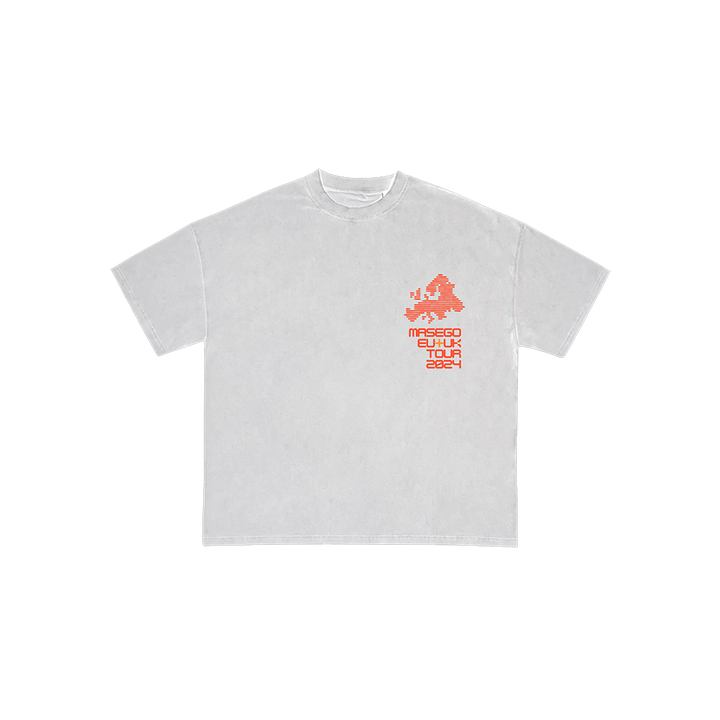 White Tour T-shirt (Saxophone Graphic)