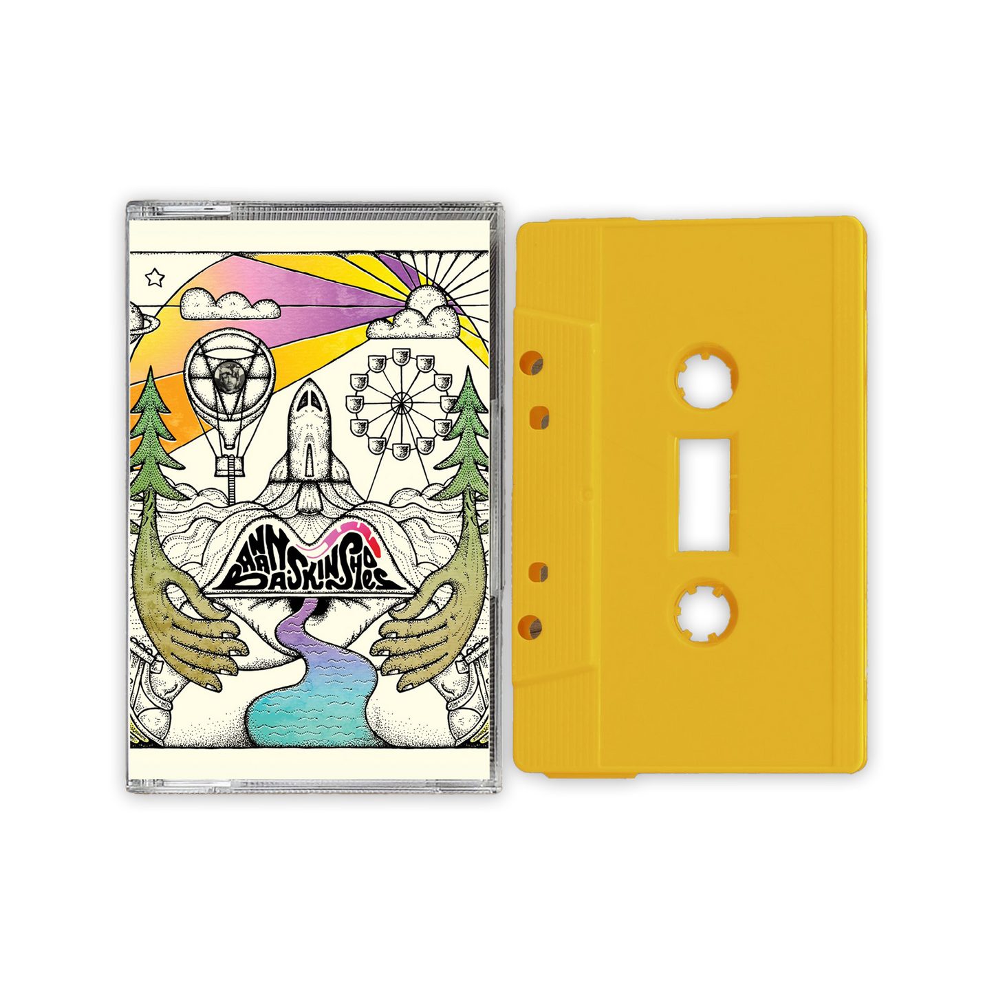 Banana Skin Shoes - Yellow Cassette