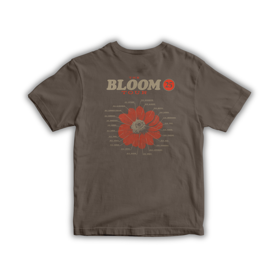 Bloom UK + EU 2025 Tour T-Shirt