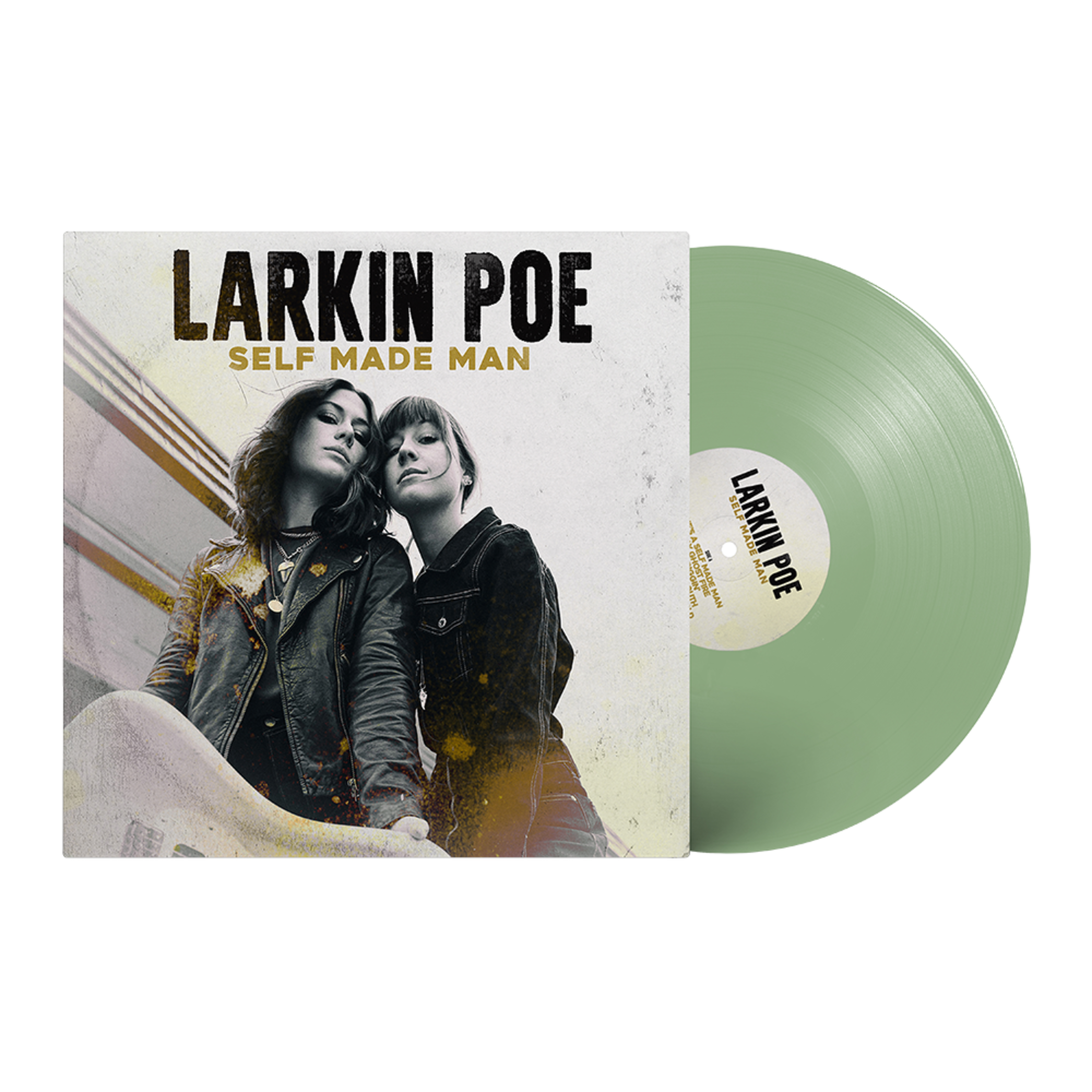 Self Made Man Reissue Olive Green Colour Vinyl | Larkin Poe – 100%