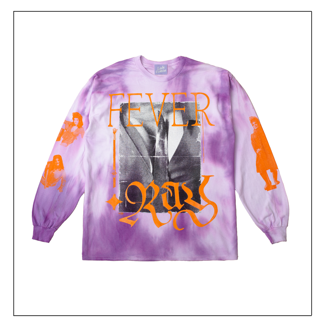 Demona Lisa Crushed Grapes Tie Dye Long Sleeve