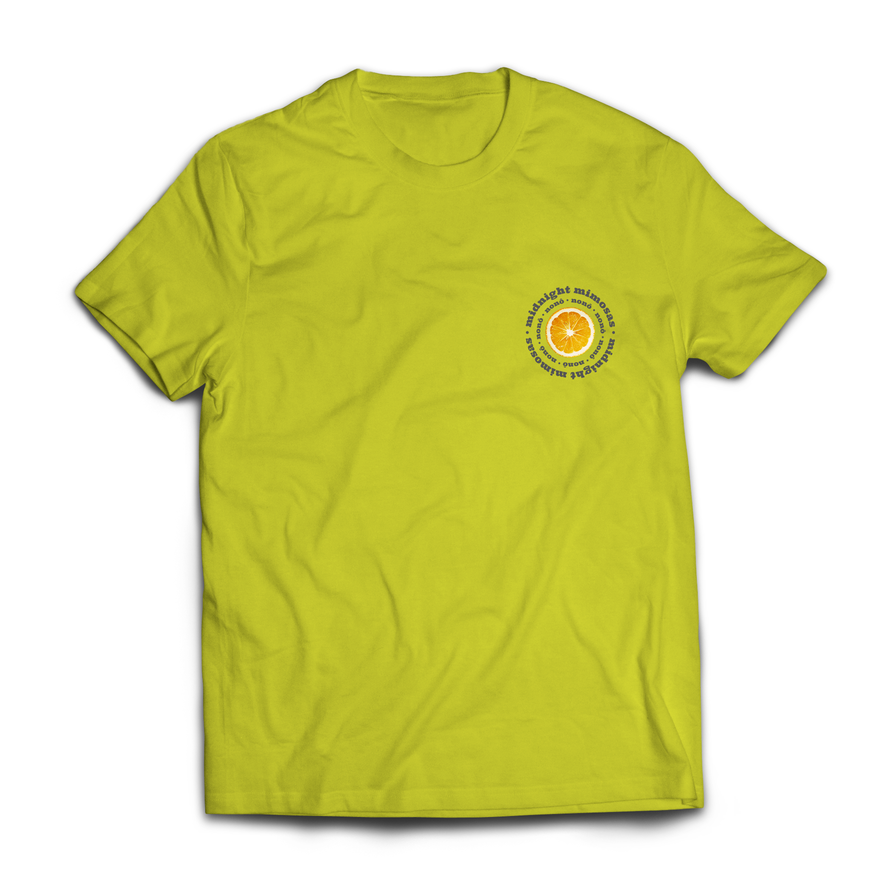 Midnight Mimosas - T-shirt (Safety Green)