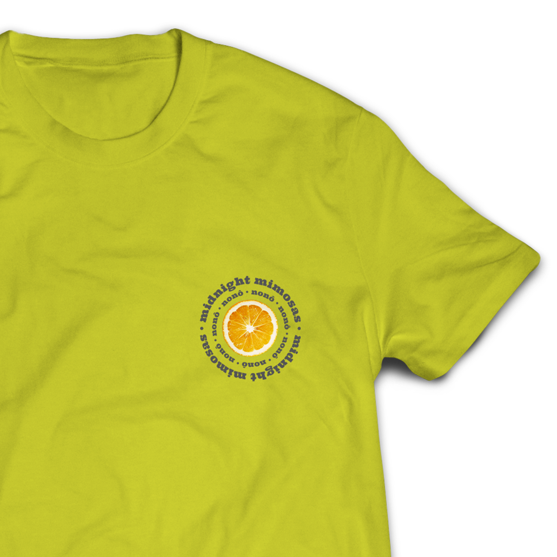 Midnight Mimosas - T-shirt (Safety Green)