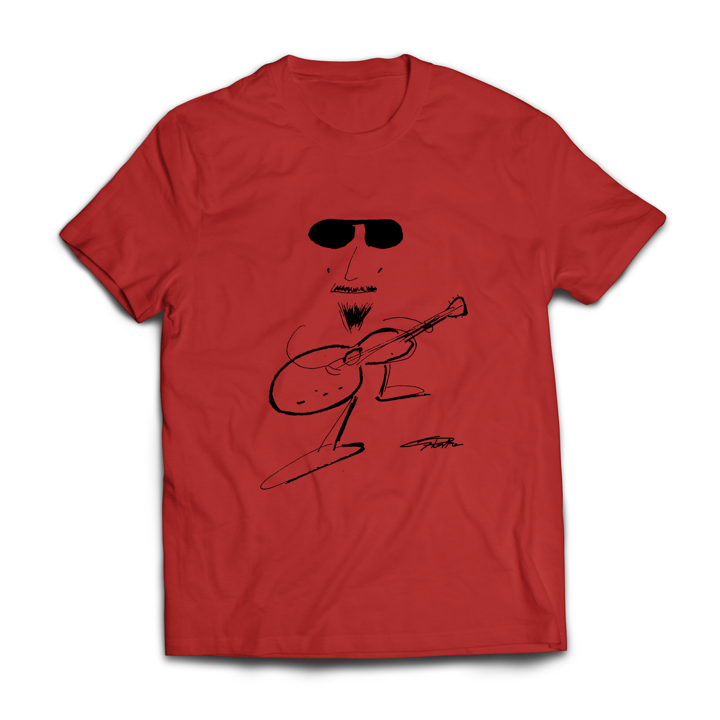 Doodle T-shirt - Red
