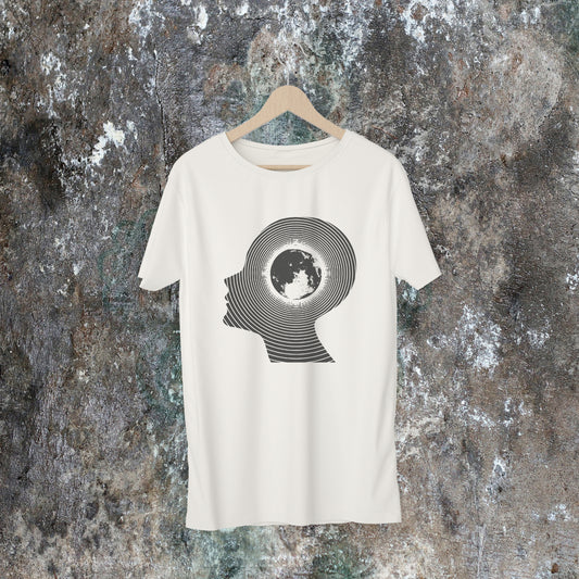 Echolette / Echoe  "Earth Conscious" Unisex T-shirts (Vintage White) | Francesca Lombardo 